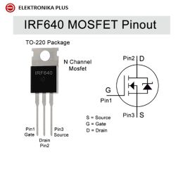TRANZYSTOR IRF640N N-Channel MOSFET 18A 200V TO220