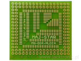 MS-DIP/PLCC4 PŁYTKA.