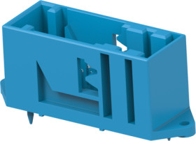 Plug, 26 pole, straight, 2 rows, blue, 185226-2