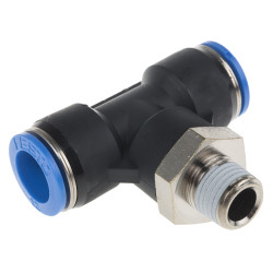 Złączka pneumatyczna Wciskane 12 mm Wciskane 12 mm Festo Adapter gwintowany teowy R 1/4 męskie