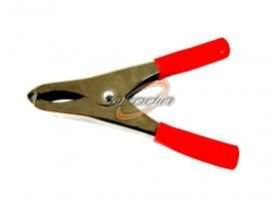 KROKODYLEK AKUMULATOROWY 15A CZERWONY