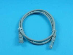 UTPL 5e 1,0mb SZARY PATCHCORD