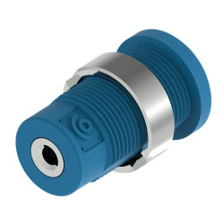 Gniazdo bananowe Żeński Gwint M3 Niebieski 36A Electro PJP rozmiar 4 mm