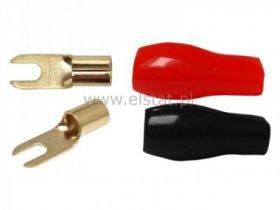 Konektor widełki 4,3mm 10mm 8GA ( 2 szt )