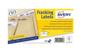 Arkusz papieru etykietowego FL01, kolor: Biały O dużej widoczności, Avery Laserowa