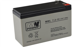 Akumulator Vrla Agm 12V 7,2Ah (Żywotność 10-12Lat) Mwl 7,2-12L