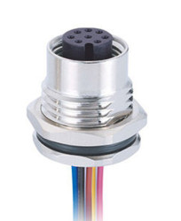 Złącze wielostykowe przemysłowe 8-pinowe M12 Gniazdo RS PRO