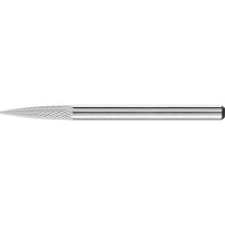 PFERD 21222673 Burr Carbide Metal 43 mm Length 3 mm &#xD8; Flat Tip