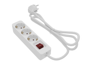 Gniazdo 1.5m 3 gniazda typ Schuko 16A 250 V