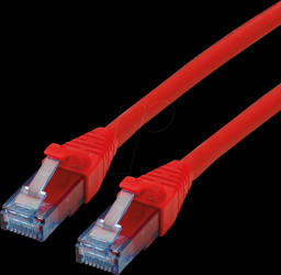 21152710 Patch cable Cat. 6a UTP, LSOH, red, 0.5 m