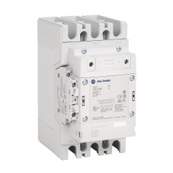 Stycznik 100→ 250 V DC Allen Bradley styki: 3 90 kW 190 A 1NO + 1NC Montaż panelowy Połączenia bar 100-E190KD11