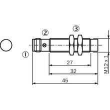 IM12-04NPS-ZCK czujnik indukcyjny M12 PNP NO ze złaczem M12 4piny 1017429 SICK
