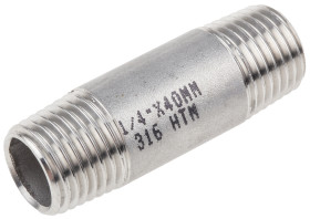 Złączka rurowa ze stali nierdzewnej gwint 1 1/4cal RS PRO gwint 2 1/4cal Okrągłe Proste Złączka wkrętna bębna Z gwintem