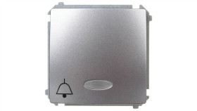 Simon Basic Przycisk /Dzwonek/ Z Podświetleniem, Szybkozłącza, Stal Inox...