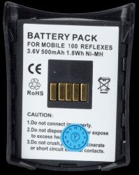 Cordless phone battery, NiMH, 3,6 V, 500 mAh
