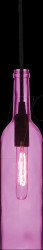 3774 Bottle pendant pourpre