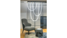 Lampa Wisząca Rope Light 3M Biały/Złoty Lp-642/3M Light Prestige