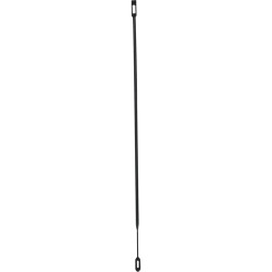 Cable tie, PA, (L x W) 100 x 2.5 mm, bundle-Ø 21 mm, black, -40 to 85 °C, 01221100010