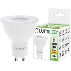 Żarówka LED GU10 6W = 60W 580lm 3000K Ciepła 36 LUMILED