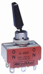 Przełącznik Wł.-(wł.) DPDT NKK Switches Montaż panelowy długość przełącznika 27mm