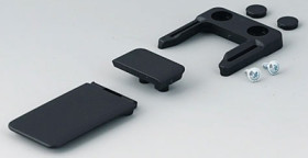 Combi clip, ABS, (L x W) 45 x 27 mm, black, for SOFT-CASE S, SOFT-CASE M, SOFT-CASE L, SOFT-CASE XL, A9152049