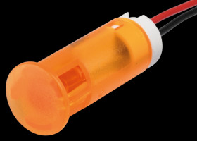 QS103XXO24 Indicator LED, 24 V DC, 10 mm, wired, orange