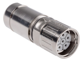 Złącze wielostykowe przemysłowe 5+PE-pinowe M23 Montaż na kablu Gniazdo Phoenix Contact