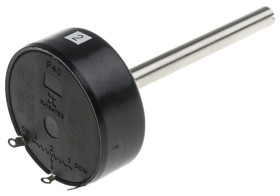 Potencjometr 10kΩ typ Obrotowy RS PRO średnica wału 6 mm 3W długość wału 68mm średnica 40mm Montaż panelowy