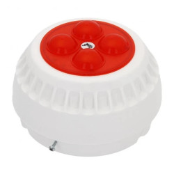 Sygnalizator optyczny biały, światło czerwone SO-P8/BC