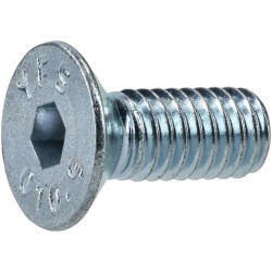 R-TECH 337386 M4 X 10 Hex Socket Countersunk Screws Steel BZP - Pack Of 100