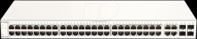 DBS-2000-52 Switch, 52-Port, Gigabit Ethernet, 4x RJ45/SFP