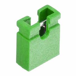 Jumper r. 2.54 zielone (wys. 6mm)