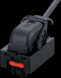 Sensor actuator cable, cable socket, 5 m, PVC, black, E70451