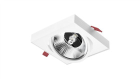 Oprawa Podtynkowa Ruchoma Gu10 Es111 Kwadrat Biała Carpi Lumiled