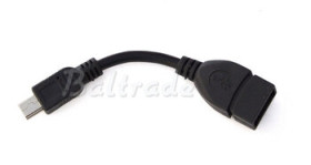 Adapter, kabel OTG HOST mini / USB