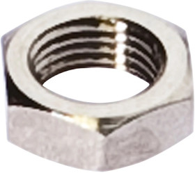Akcesoria, nakrętka sześciokątna, M5x0,5, rozmiar klucza 7 mm, mosiądz niklowany, AY000023