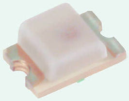 LED, Montaż powierzchniowy, Zielony, 2-pinowy, 2.2 V 3216, 170 °, Broadcom, Chip LED