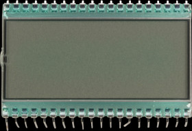 DE113RS-20/12,2 LCD 7-segment, 1x3.5 + SZ, H:12.7mm, reflective