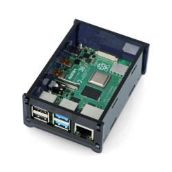 Obudowa do Raspberry Pi 4B - czarna - LT-4B15