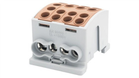 Zacisk Hlk 125A-4 (1X35,3X25 / 1X35,3X25) Al/Cu - Brązowy