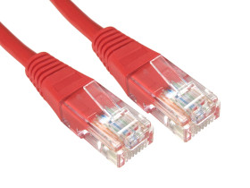 Kabel Ethernet Cat6 długość 2m Z zakończeniem RS PRO PVC l. żył: 8 średnica 5.5mm