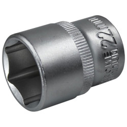 Faithfull FAISOC1222Q Hex Socket 1/2in Drive 22mm