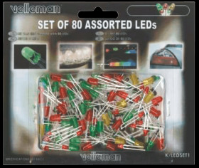K/LED1 Assortment, LED, 80 pieces
