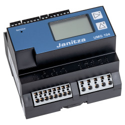 Janitza UMG 104 Network Diagnostics 3 Phase 1 Phase Data Logger