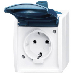 Busch-Jaeger 2621 W-53-206 Ocean Switch Blue/Green Surface-Mount