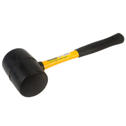 Rolson 10535 32oz Rubber Mallet DIY Camping Woodwork Rubber Grip