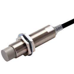 Czujnik zbliżeniowy M18 Indukcyjny 16 mm Omron Niewpuszczany 10 → 30 V DC długość 55.3mm Gwintowany