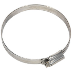 Sealey SHCSS4 Hose Clip Stainless Steel &#xD8;80 - 100mm Pack of 5