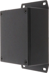Aluminum die cast enclosure, (L x W x H) 92 x 92 x 42 mm, black (RAL 9005), IP54, 1590YFBK