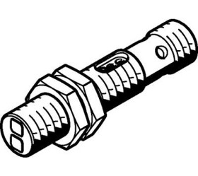 Czujniki fotoelektryczne Rozproszone Cylindryczne Festo NPN zakres 70 → 300 mm